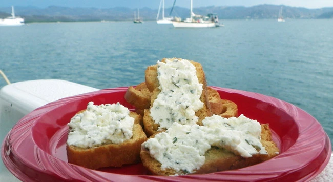 Crostini with Herbed Ricotta