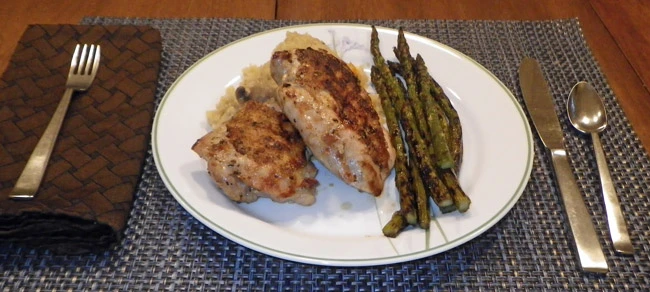 Lemon Chicken Dinner