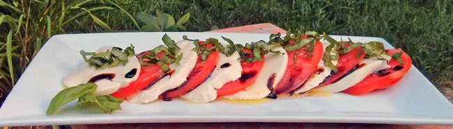 Capresi Salad With Fresh Mozzarella
